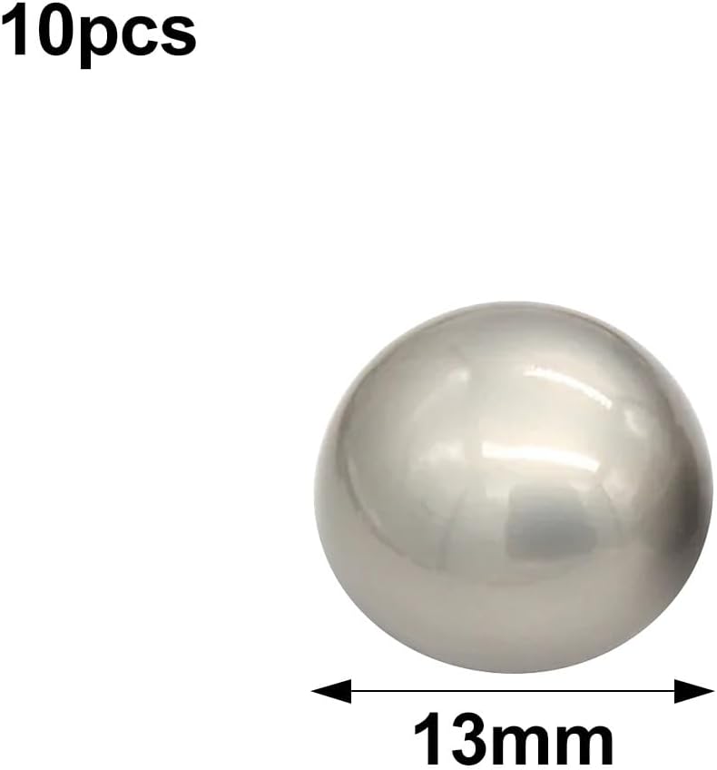 Silver 13mm 10PCS Metal Sewing Buttons Half Round Mushroom Buttons for Coat Windbreaker Knit Bags - Image 2